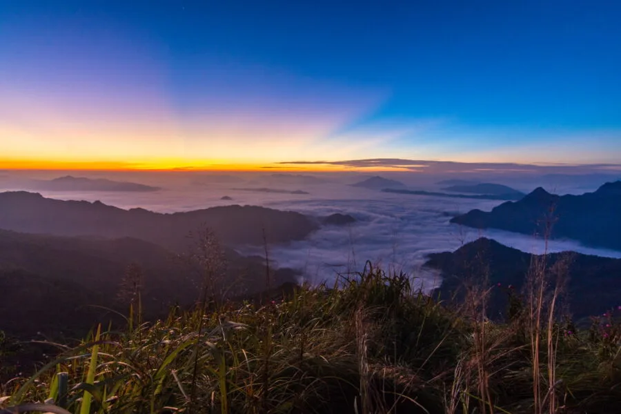 first light at Phu Chi Fah