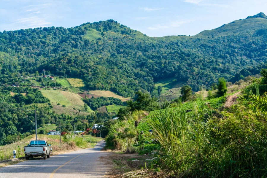 Route 1093 near Doi Pha Tang