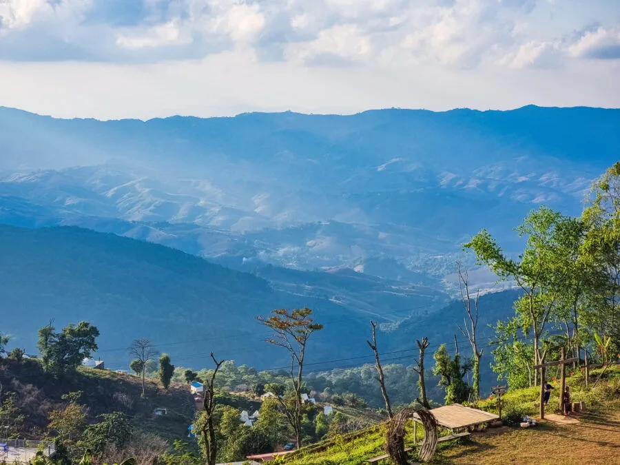 view from phutawancamp phuchifa