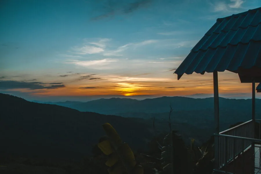 view from balcony at phuchifa resort