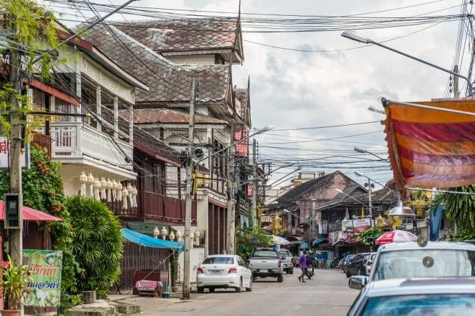 talad gao or kad kong ta lampang thailand