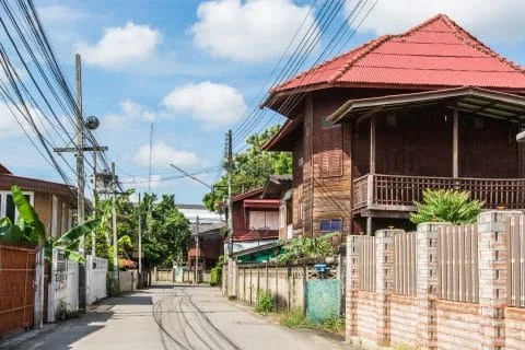 old building lampang north thailand