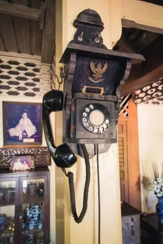 old telephone baan sao nak lampang thailand