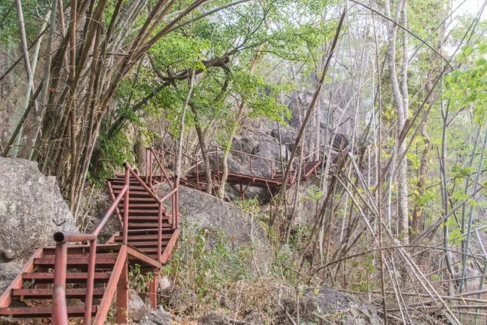 wat phrabat pu pha daeng - lampang
