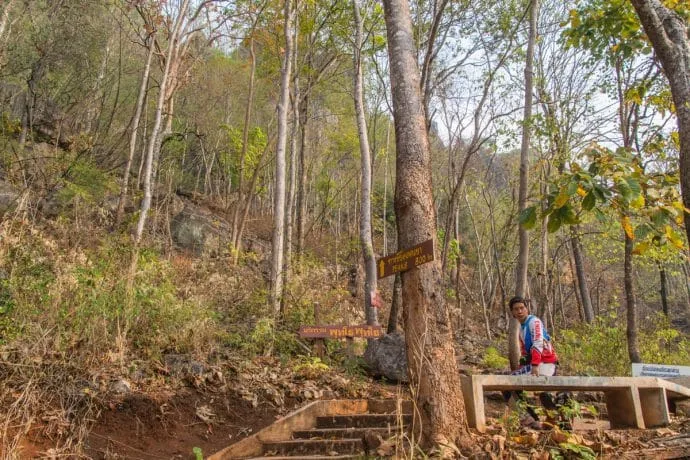 wat phrabat pu pha daeng - lampang