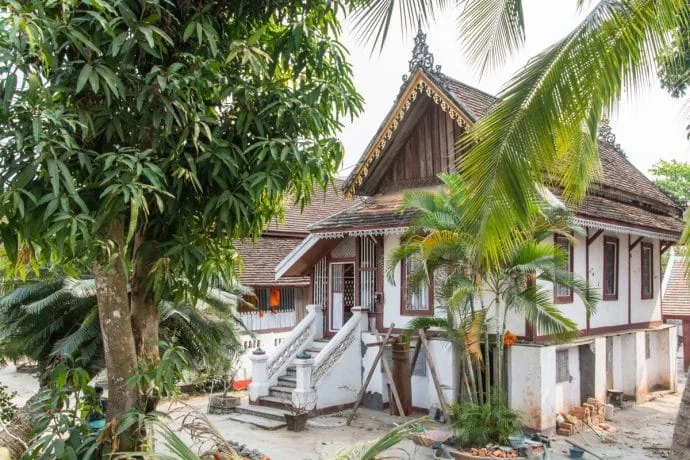 residence monks Wat Hosian Voravihane luang prabang