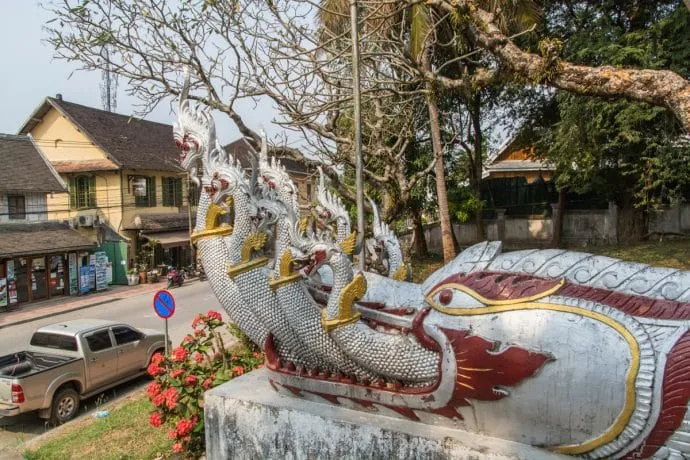 sculpture ramp staircase luang prabang - laos