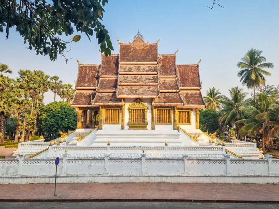 Haw Pha Bang from Luang Prabang street