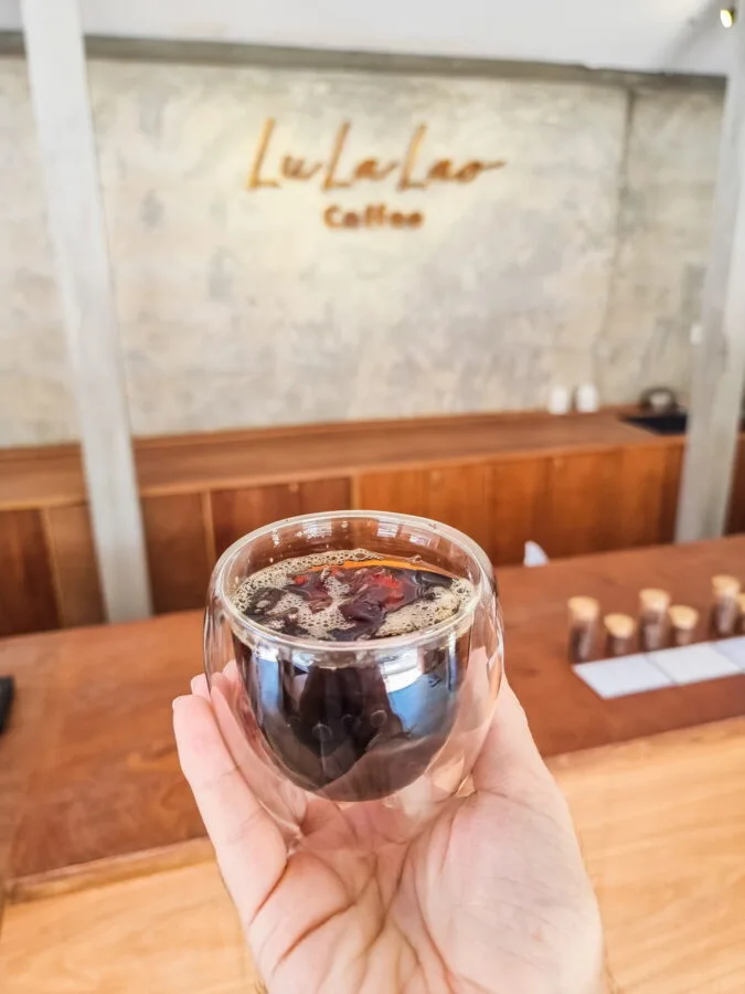 cold coffee lulalao cafe luang prabang