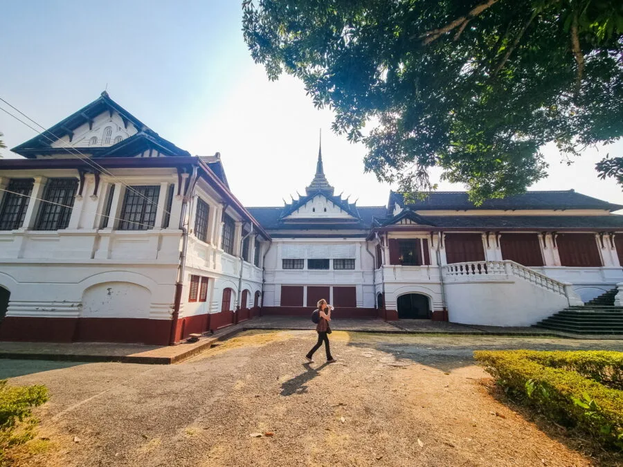 side of the royal palace museum luang prabang