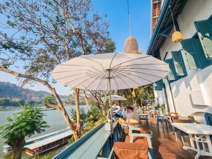 terrace on the mekong edge Luang say cafe&restaurant luang prabang
