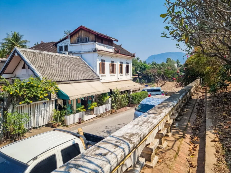 view from Wat Siphoutthabath Luang Prabang