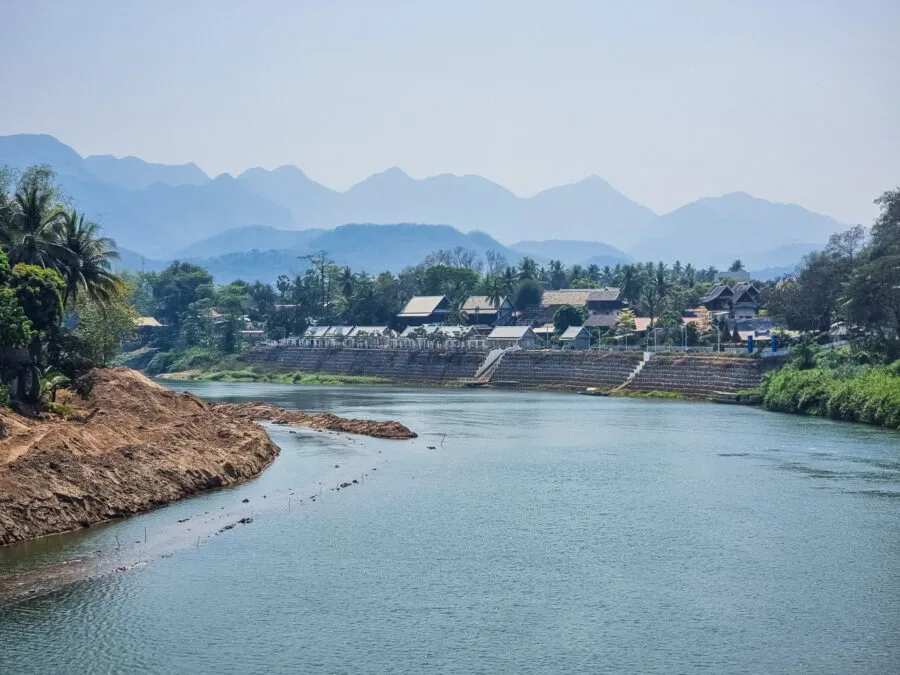 nam khan river view luang prabang
