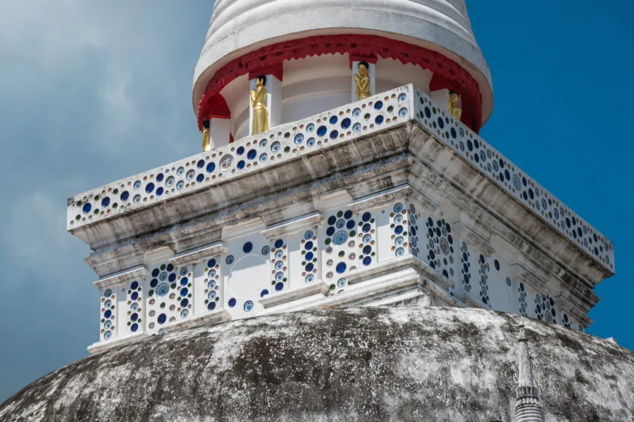detail chedi at wat mahathat nakhon si thammarat