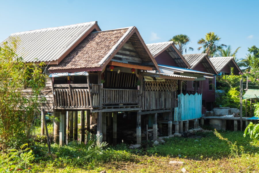 maison sur pilotis khlong daen market songkhla