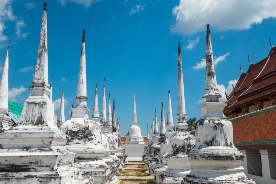 mini chedis au wat mahathat nakhon si thammarat