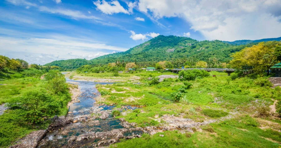 Khao Luang mountain landscape Khiriwong village Nakhon Si Thammarat