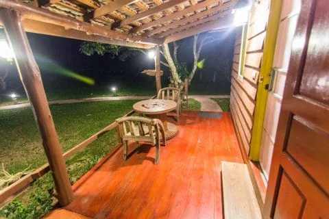 balcony at home chiang dao resort