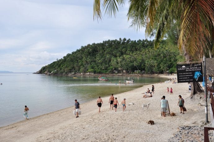 plage haad salad villa koh phangan