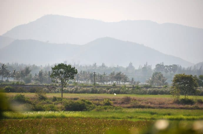 campagne près de Sam Roi Yot