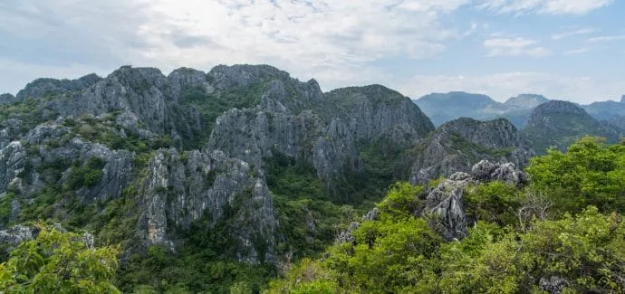 khao daeng viewpoint - sam roi yot - thailand