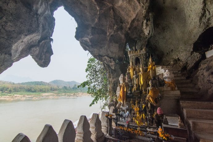 grottes pak ou - croisière mekong laos