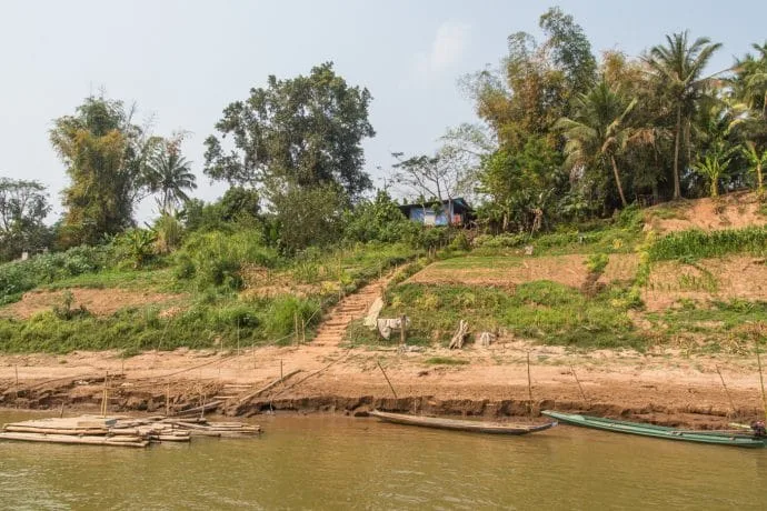 lao-lao whisky village - mekong laos cruise
