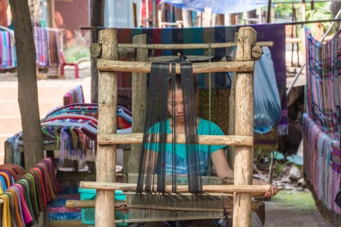 lao-lao whisky village - mekong laos cruise