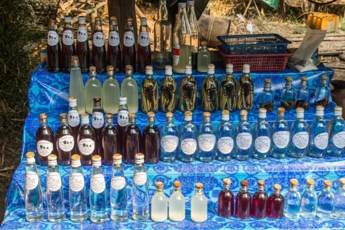 lao-lao whisky village - mekong laos cruise