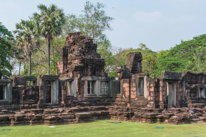khmer temple prasat hin phimai - thailand