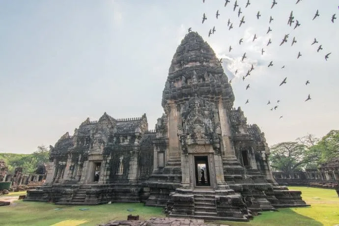khmer temple prasat hin phimai - thailand