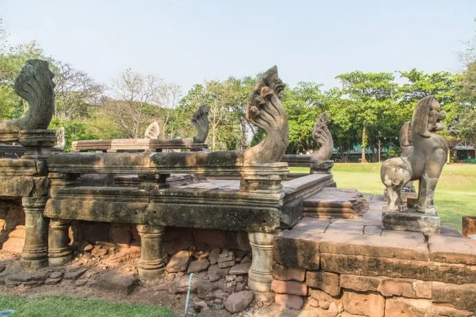 khmer temple prasat hin phimai - thailand