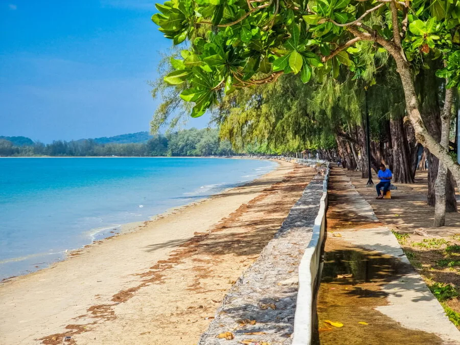 beachfront at Nopharat Thara next to Ao Nang in Krabi