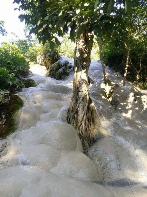 bua thong waterfall - north chiang mai -thailand