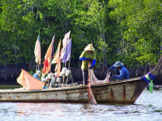 fisherman river krabi town