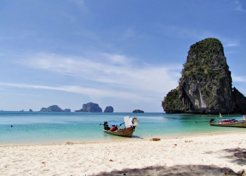 plage phra nang railay krabi -thailande