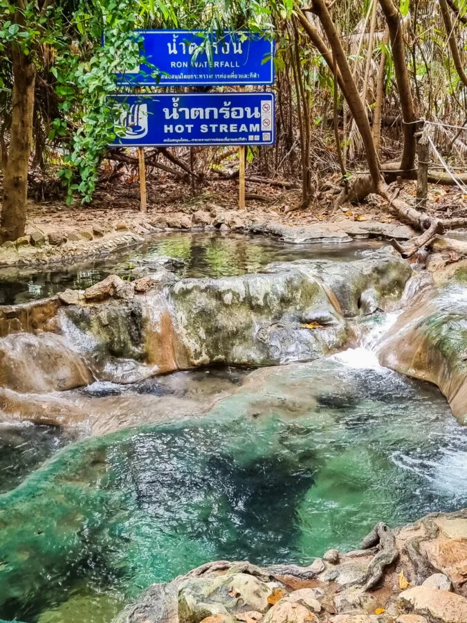 hot water source krabi namtok ron khlong thom