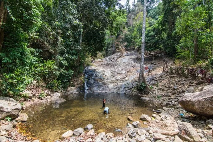 durian perangin waterfall langkawi - malaysia