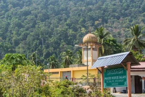 mosque langkawi island - malaysia