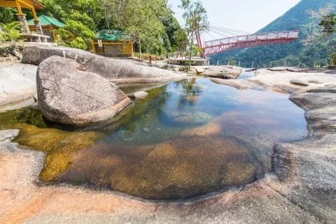 seven wells waterfall langkawi - malaysia