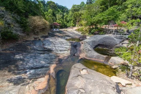 seven wells waterfall langkawi - malaysia