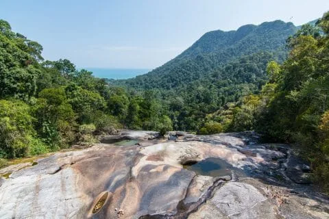 seven wells waterfall langkawi - malaysia