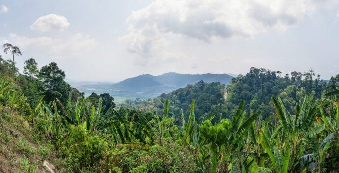vue partielle gunung raya langkawi - malaisie