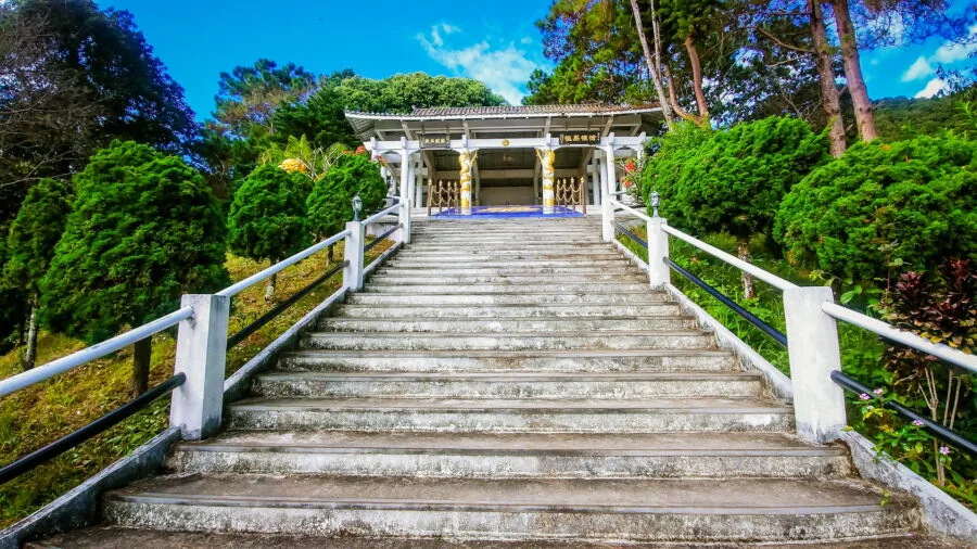 general tomb staircase tuan mae salong north thailand
