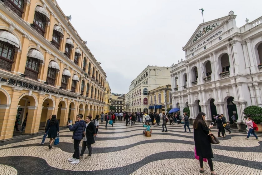 largo do senado square in macau