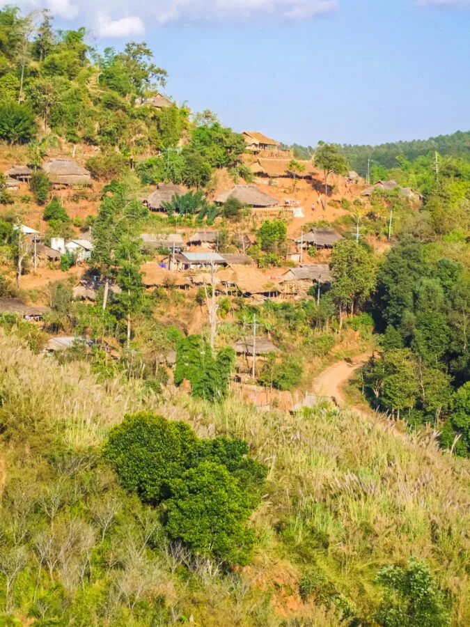 pana village in 2010 near mae salong