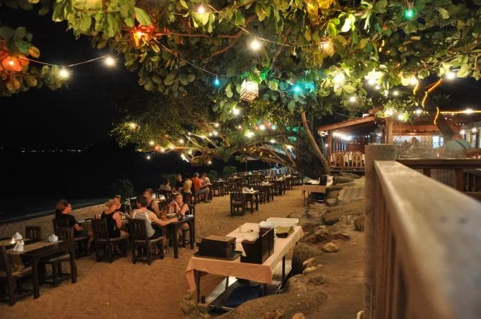 beach restaurant bo phut koh samui