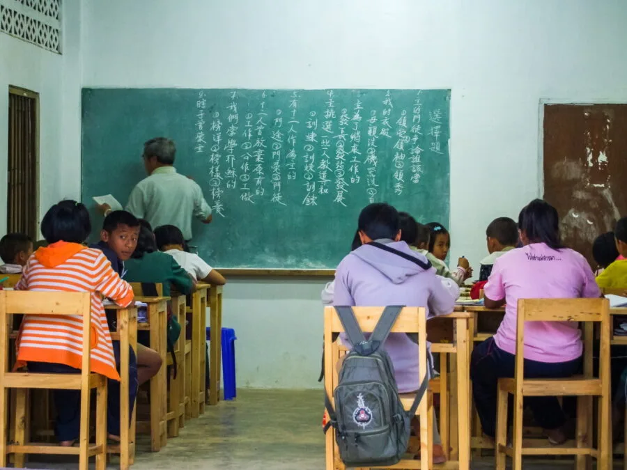 mae salong classroom north thailand