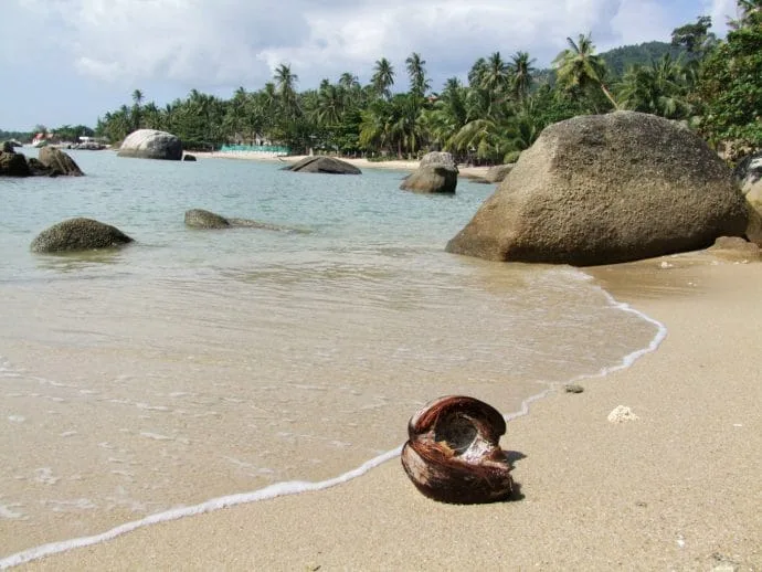 towards hua thanon beach koh samui