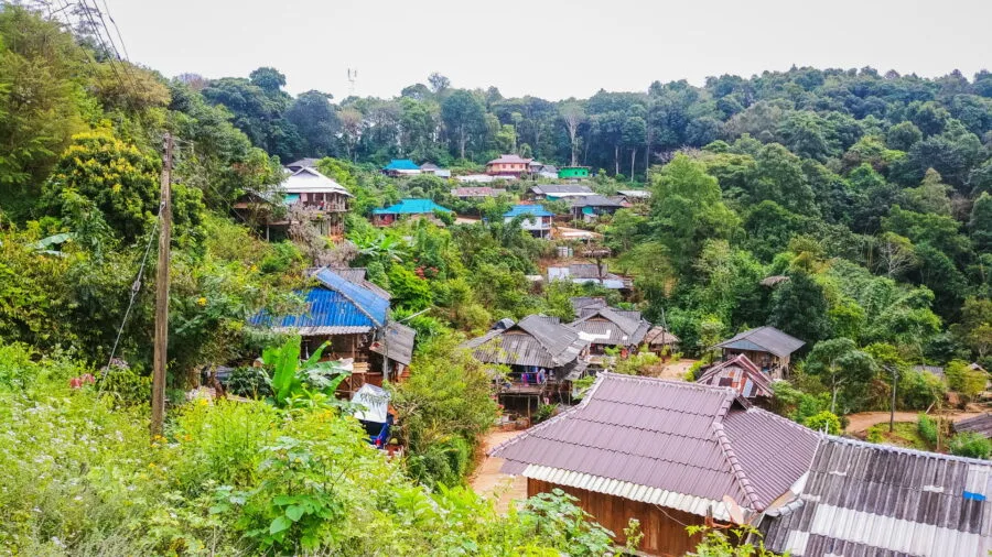 village akha baan pa kha suk jai near mae salong